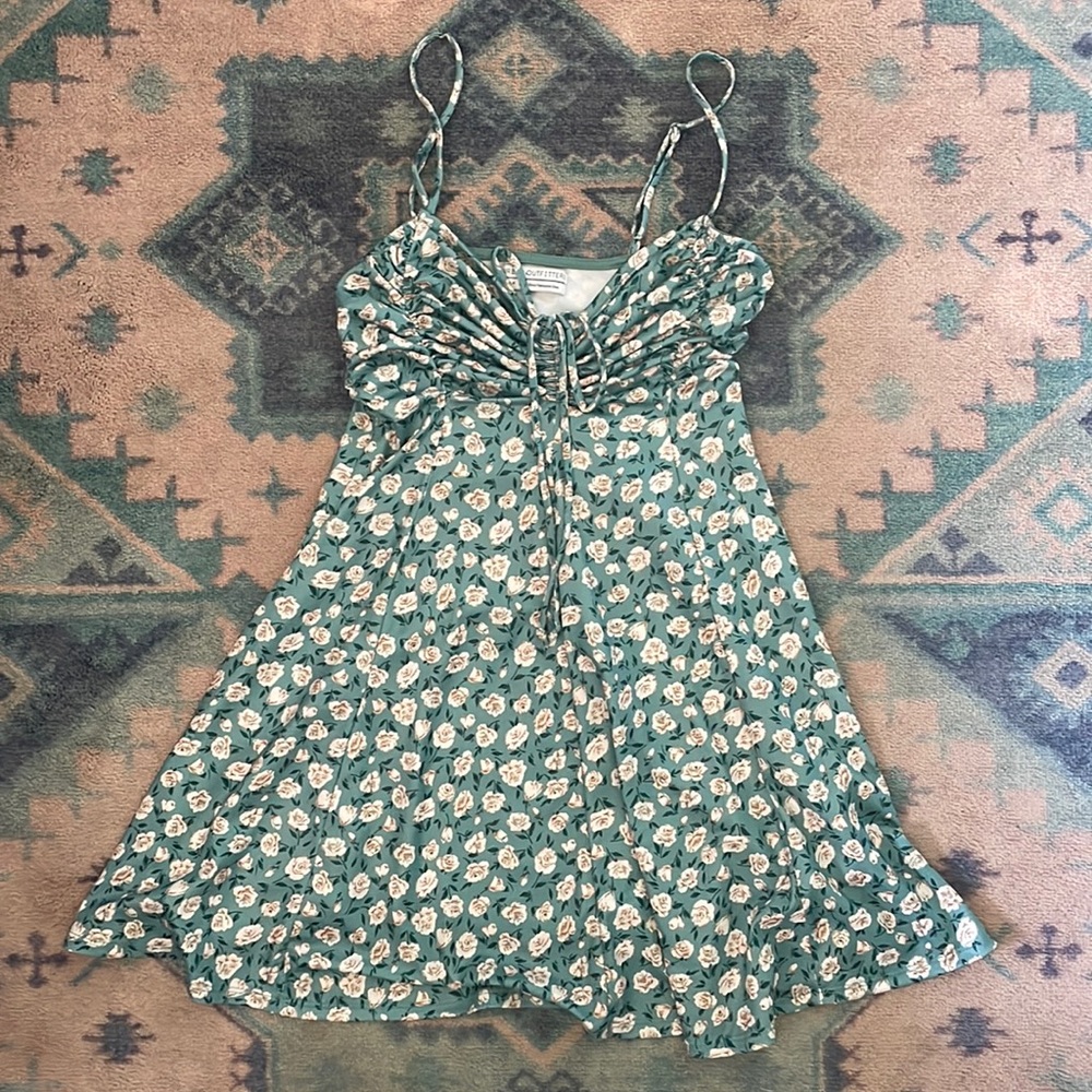 Printed mini dress